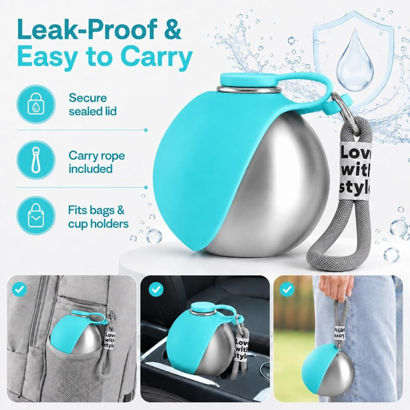 HydroPup 2 in 1 Dog Water Bottle